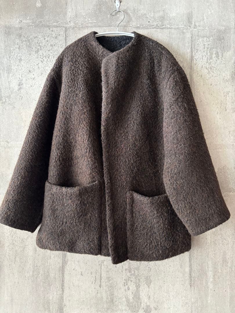 Ａ　HERMES エルメス　マルタンマルジェラ アルパカコート