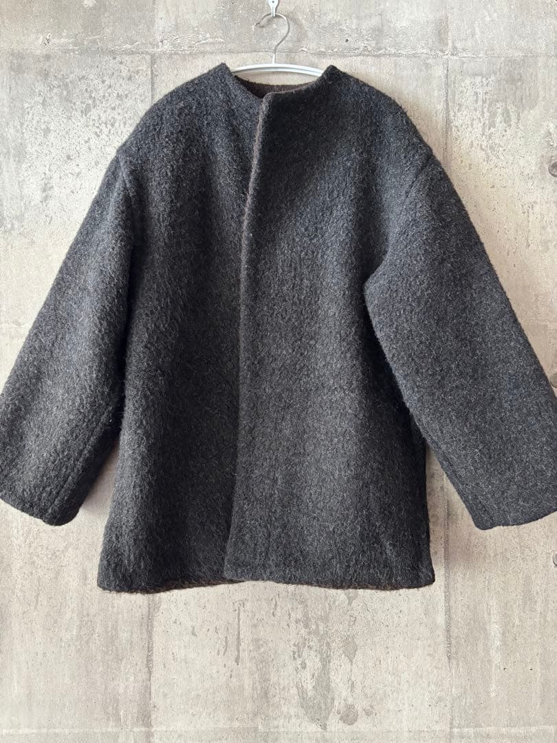 Ａ　HERMES エルメス　マルタンマルジェラ アルパカコート