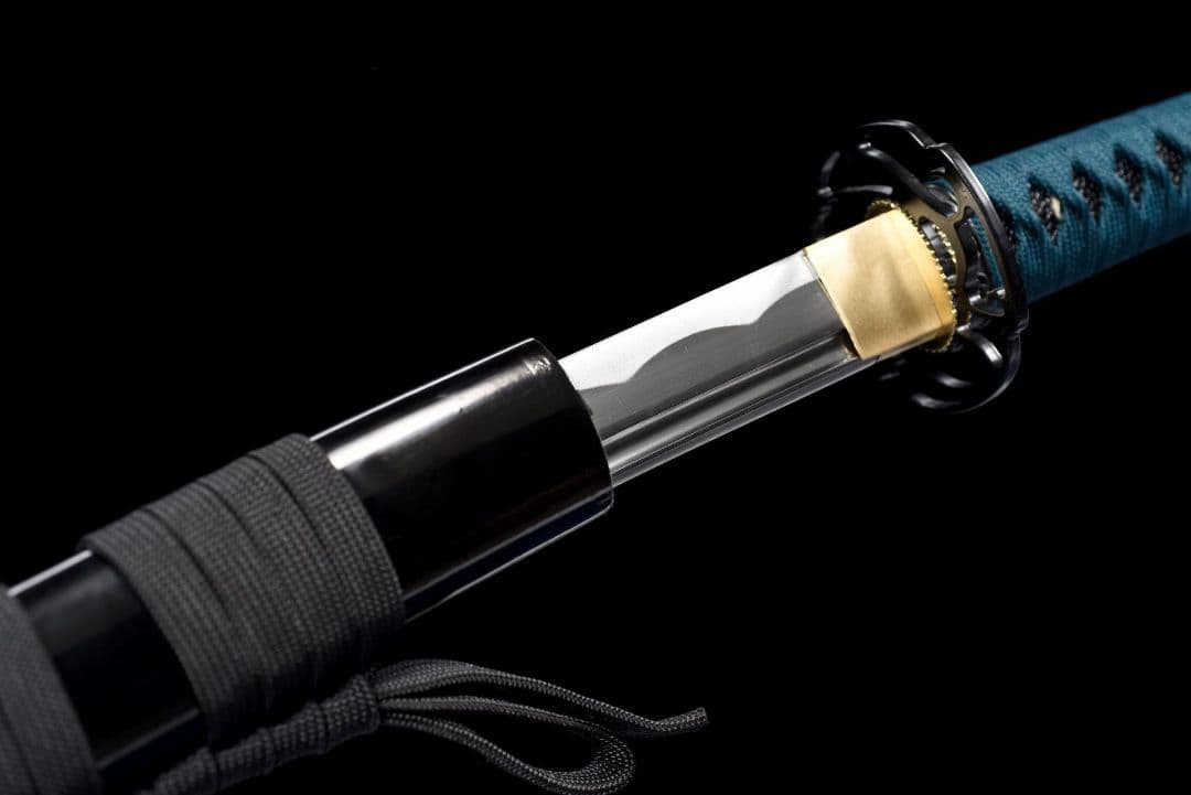 4215-武具 刀装具 日本刀　模造刀 居合刀 武士道 武蔵 鑑賞用 手鍛造打