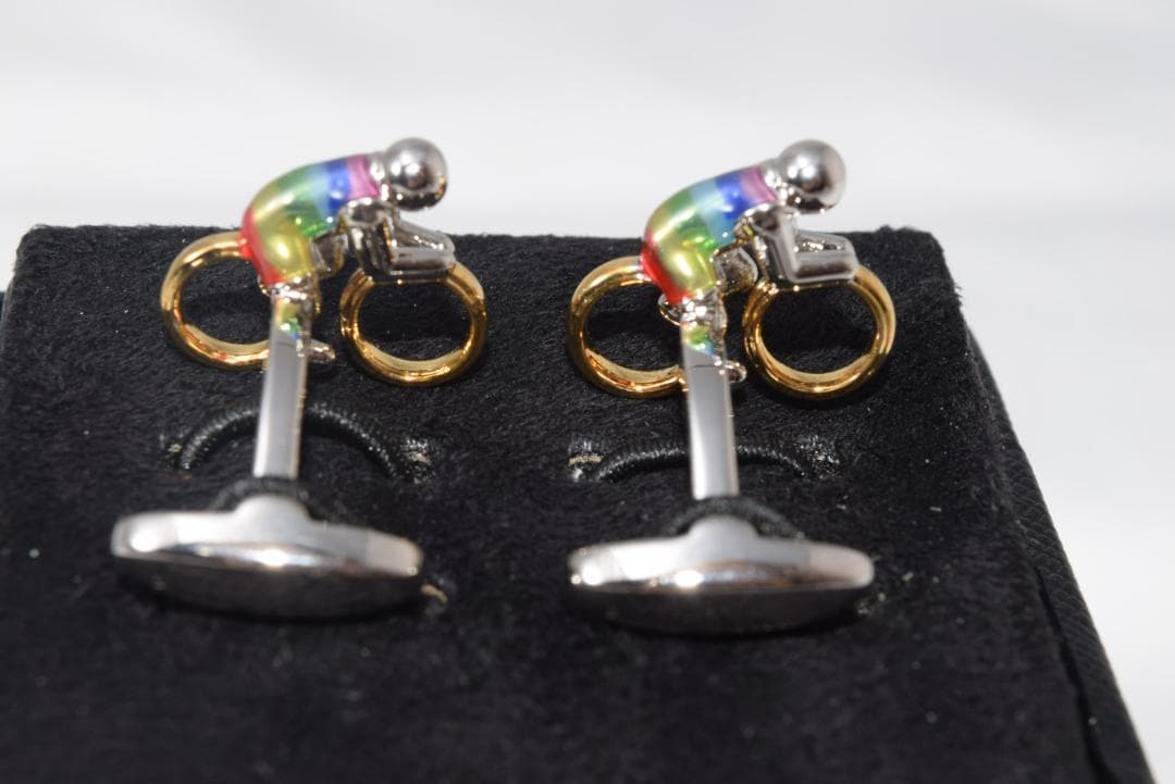 新品☆Paul Smith カフス カフリンクス☆自転車・ロードバイク☆マルチ