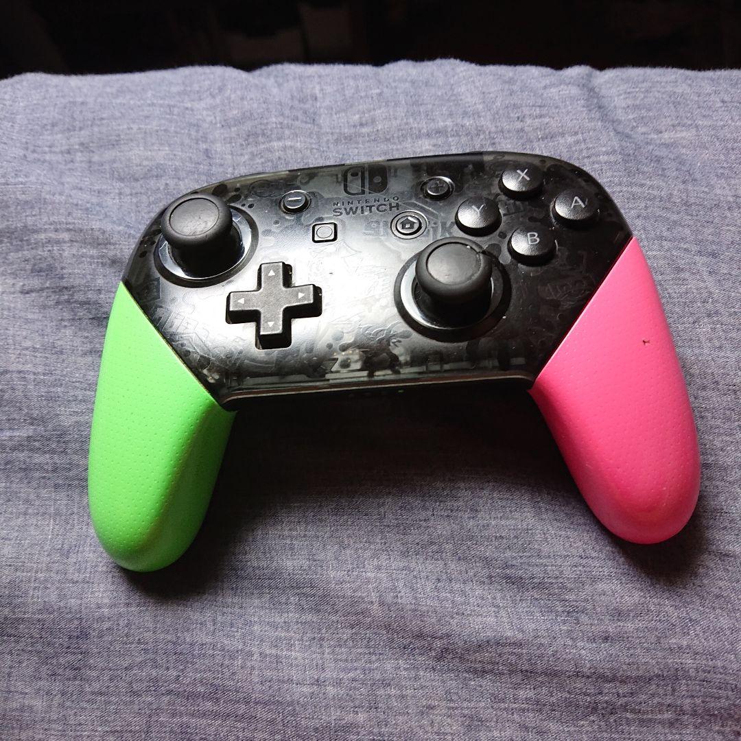 NINTENDO SWITCH PROコントローラー スプラトゥーン2 エテ…