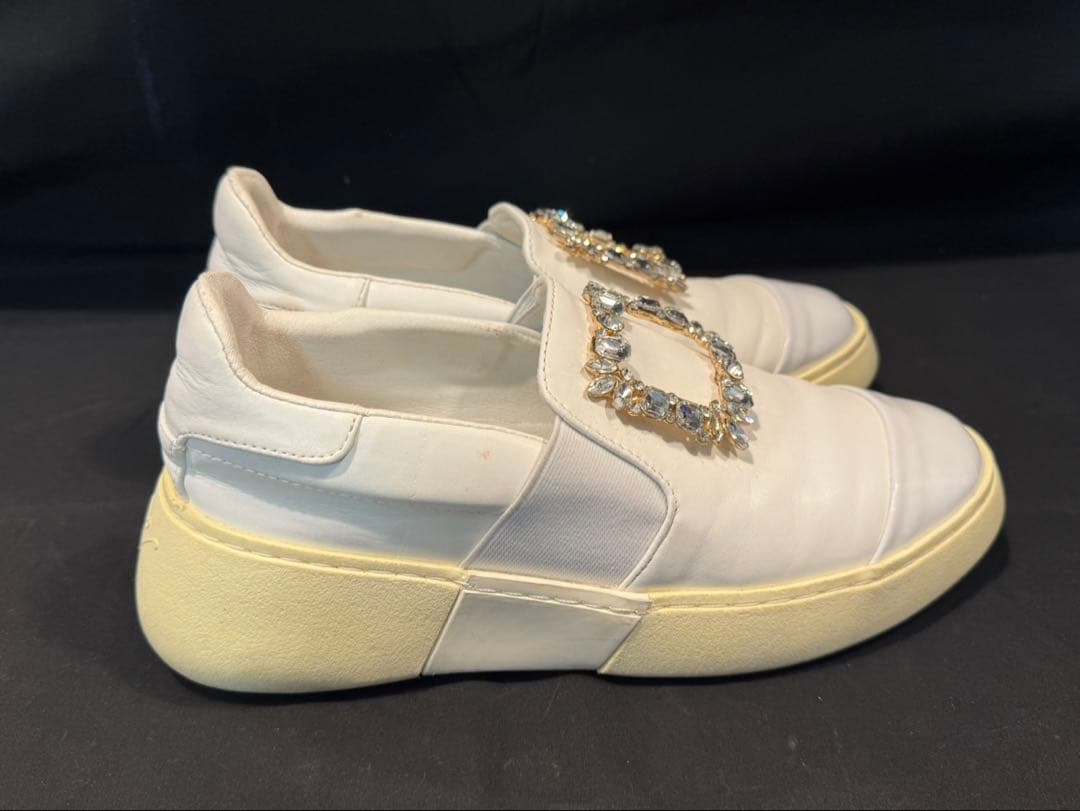 ROGER VIVIER 厚底スニーカー 37 23.5cm ホワイト