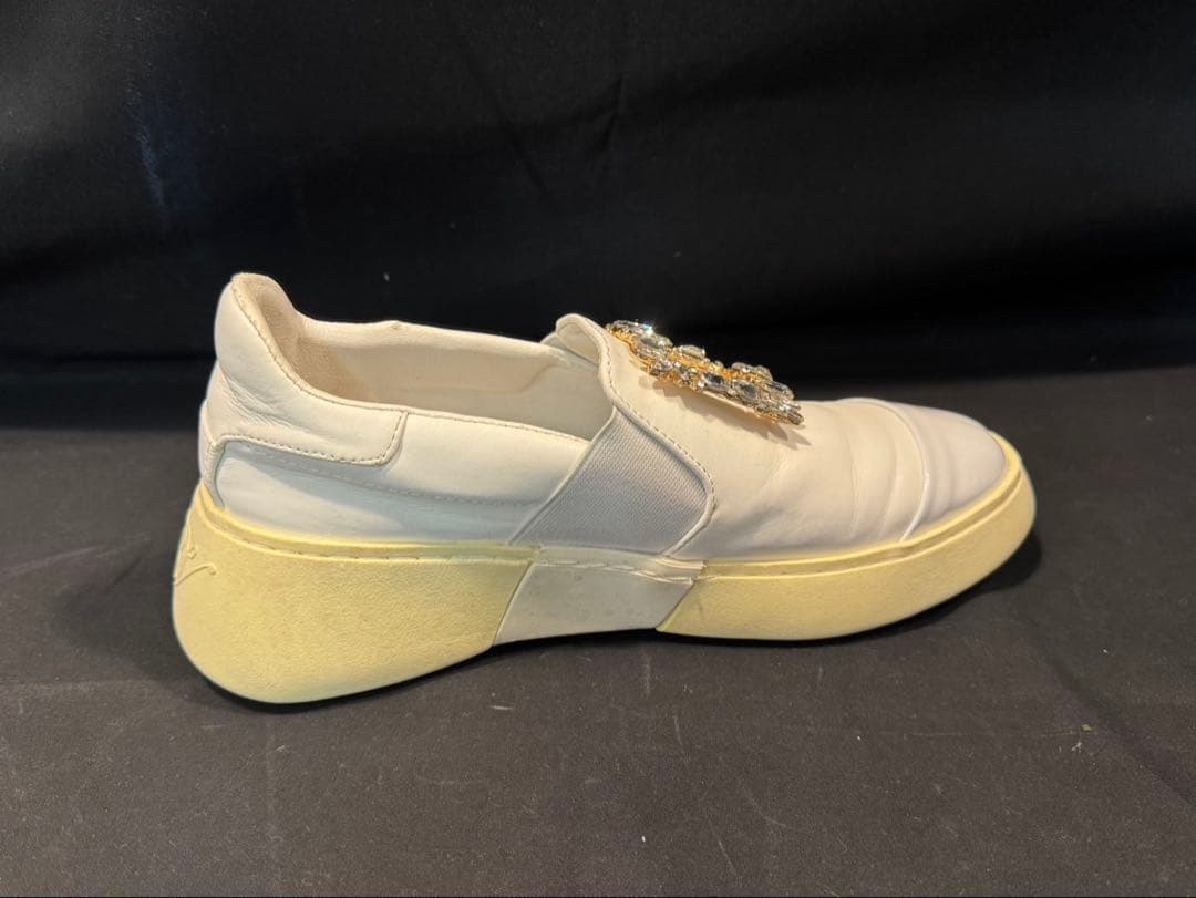 ROGER VIVIER 厚底スニーカー 37 23.5cm ホワイト