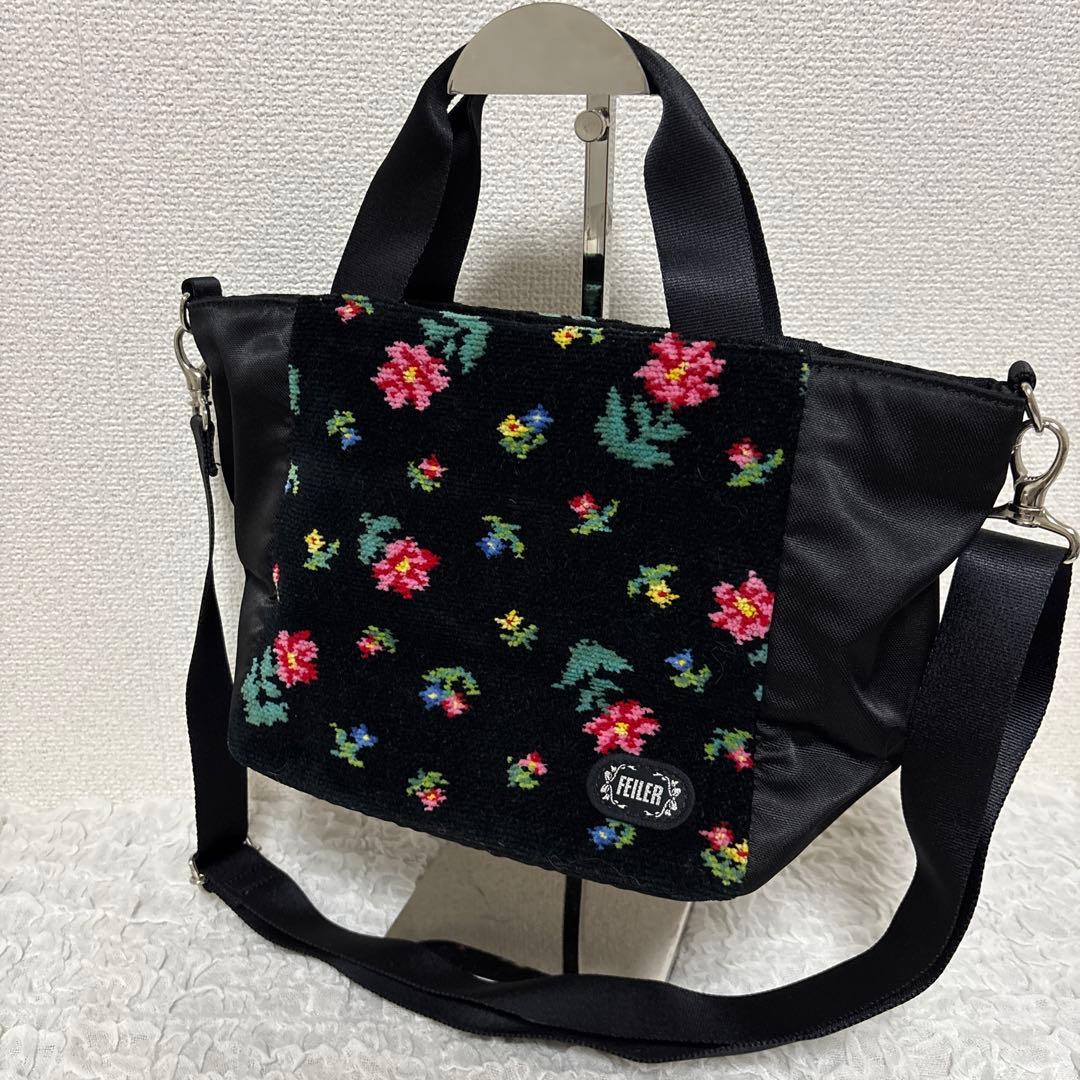 FEILER フェイラー ハイジ フラワー2WAYショルダーバッグ
