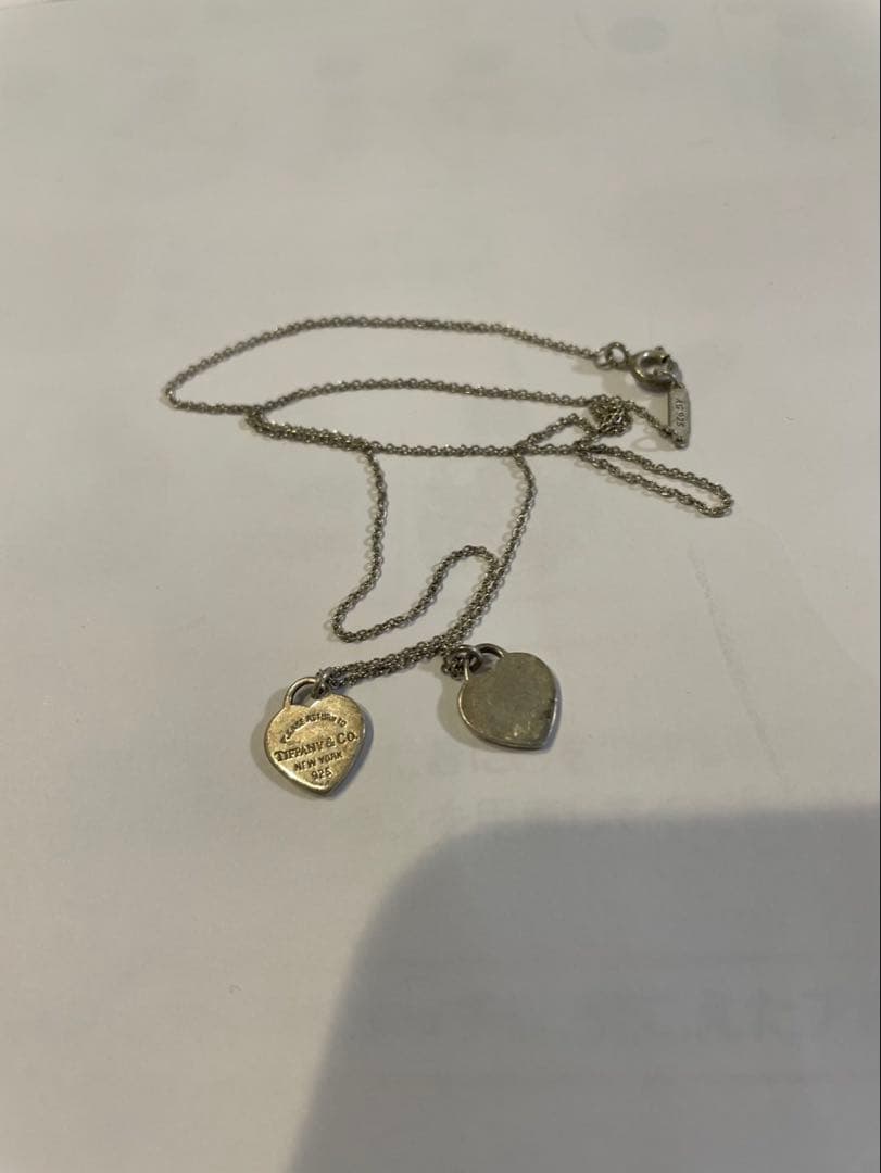 【正規品】ティファニー ネックレス リターントゥ ダブルハート シルバー 925