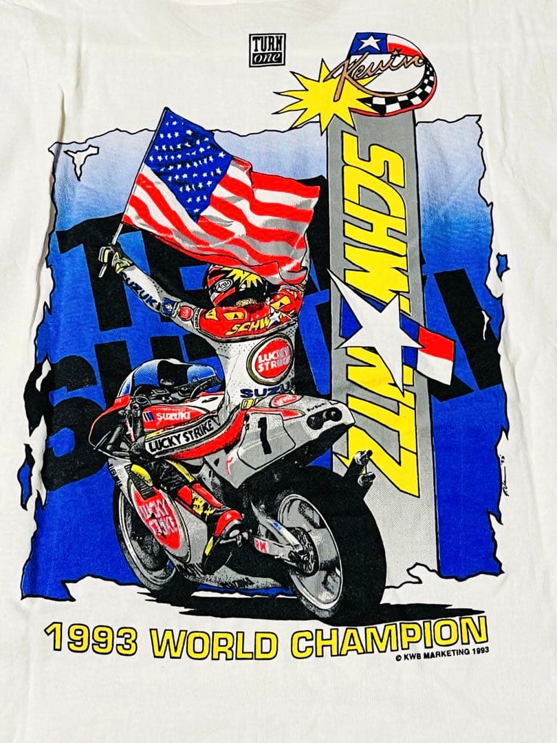 TURN one ケビン•シュアンツ　ヴィンテージTシャツ　Lサイズ　超美品