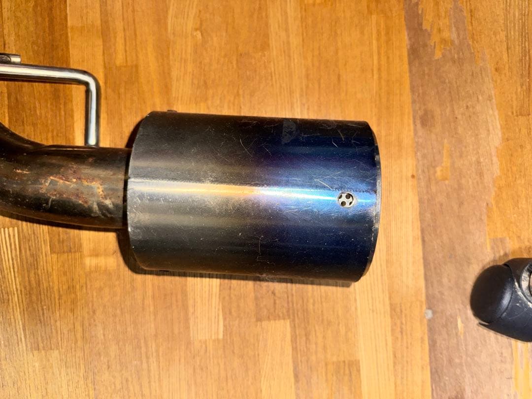 ステンレス製デュアルテールエンドマフラー