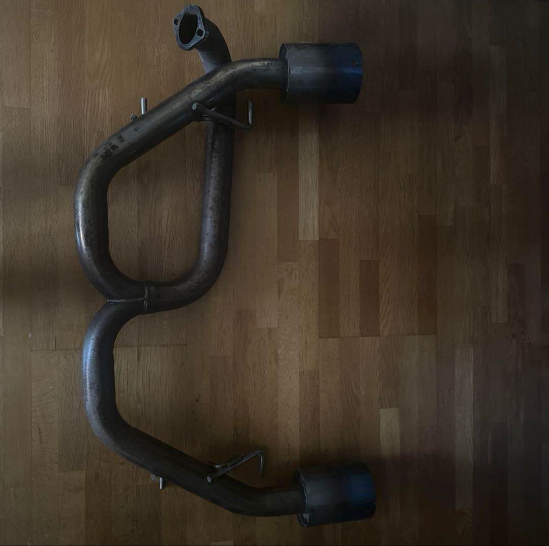 ステンレス製デュアルテールエンドマフラー