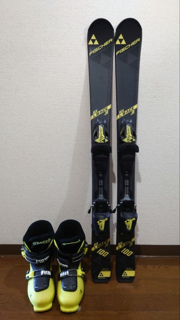 フィッシャー スキー板 RC4 100センチ　＆　HEAD Z2 スキーブーツ