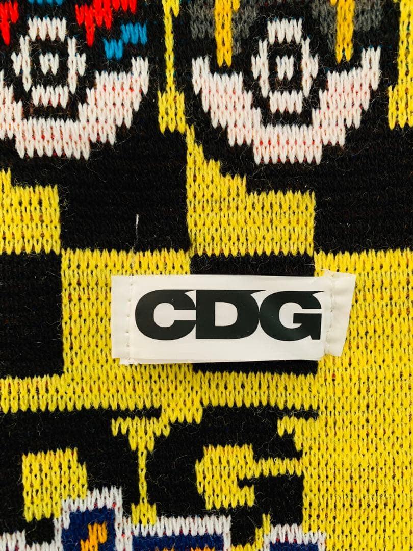 CDG コムデギャルソン Pokemon ピカチュウ コラボ マフラー