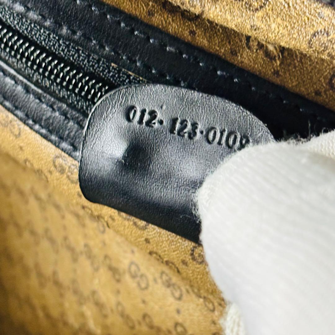 GUCCI レザー　ボストンバッグ　本革　ブラック　ヴィンテージ　大型バッグ