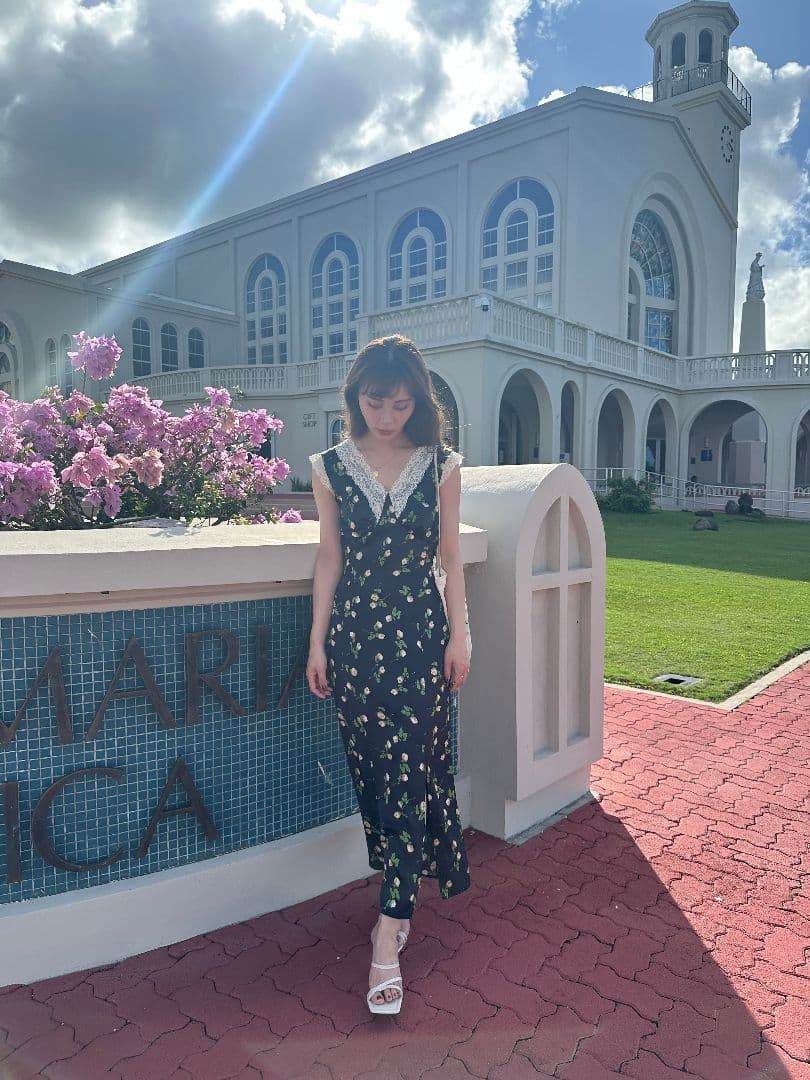 ワンピース PUI THE ROMANTIC DRESS BLACK