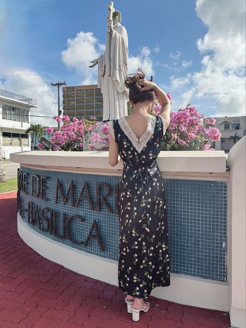 ワンピース PUI THE ROMANTIC DRESS BLACK