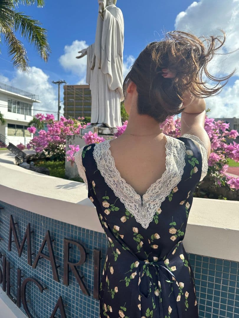 ワンピース PUI THE ROMANTIC DRESS BLACK