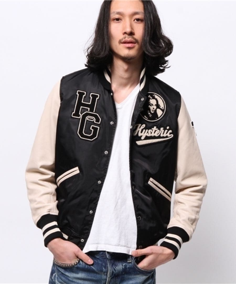 定価68200円Hysteric Glamour スタジャン 袖レザー