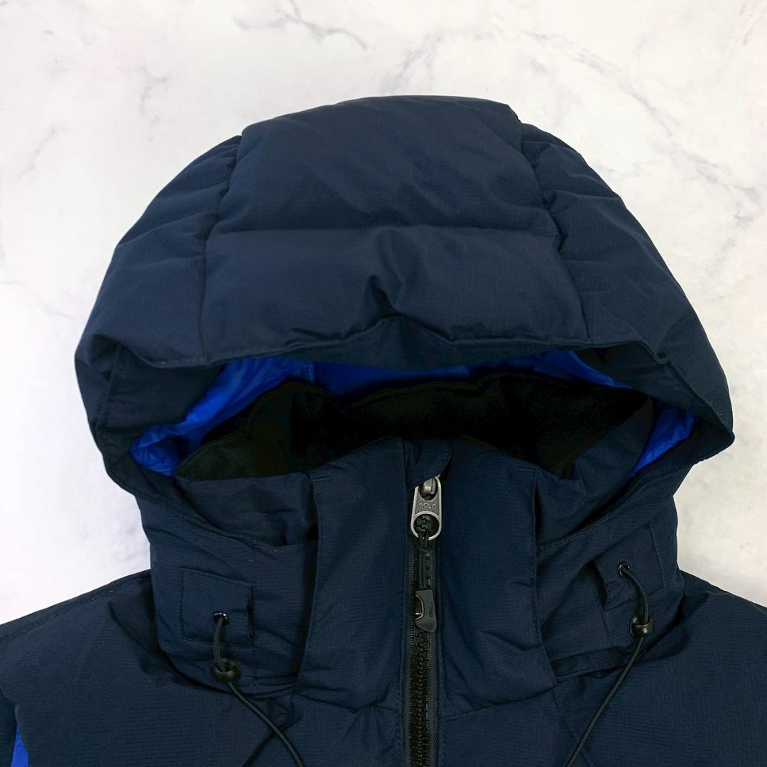 美品★ ポロラルフローレン ダウンベスト ビッグポニー ネイビー XS　D894