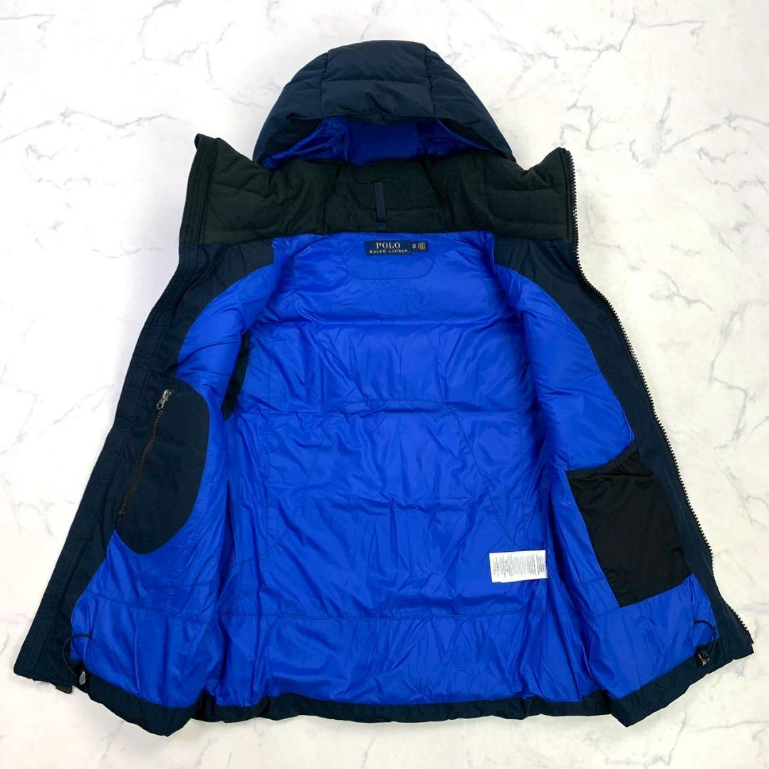 美品★ ポロラルフローレン ダウンベスト ビッグポニー ネイビー XS　D894