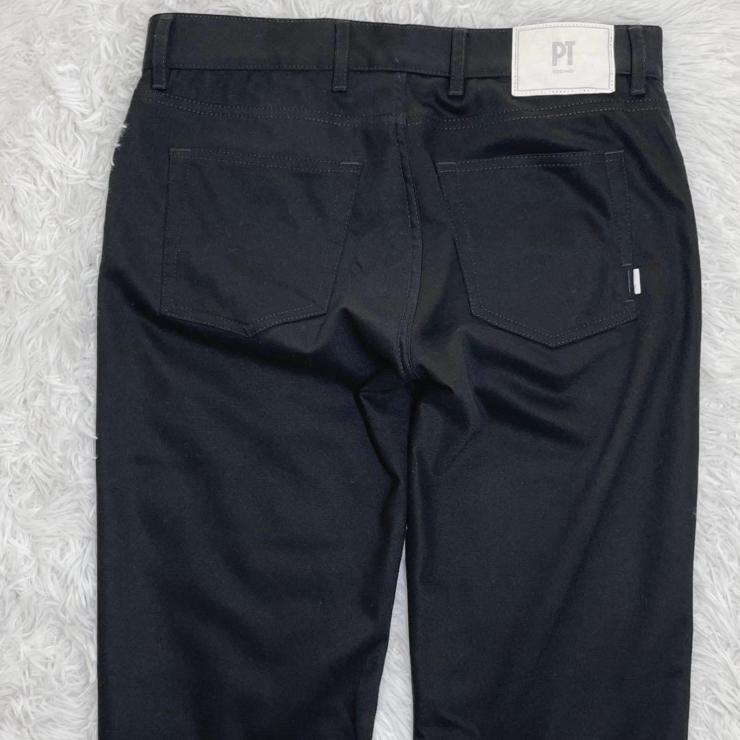 【美品】PTトリノ　SWING NEW SUPER SLIM FIT・フラノ