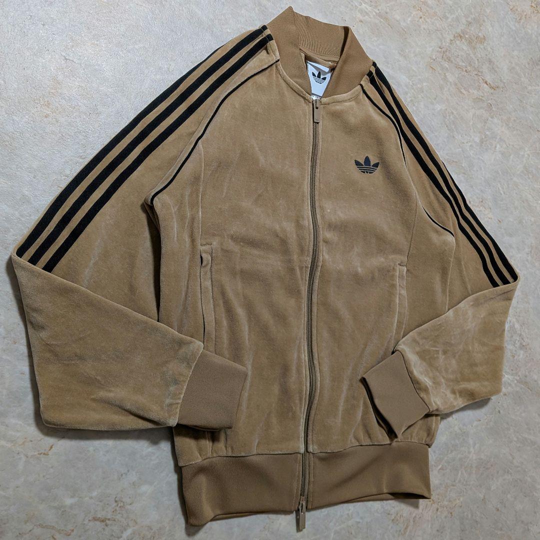 大人気✨完売品adidas スーパースターSSTベロアトラックジャケット 茶黒M