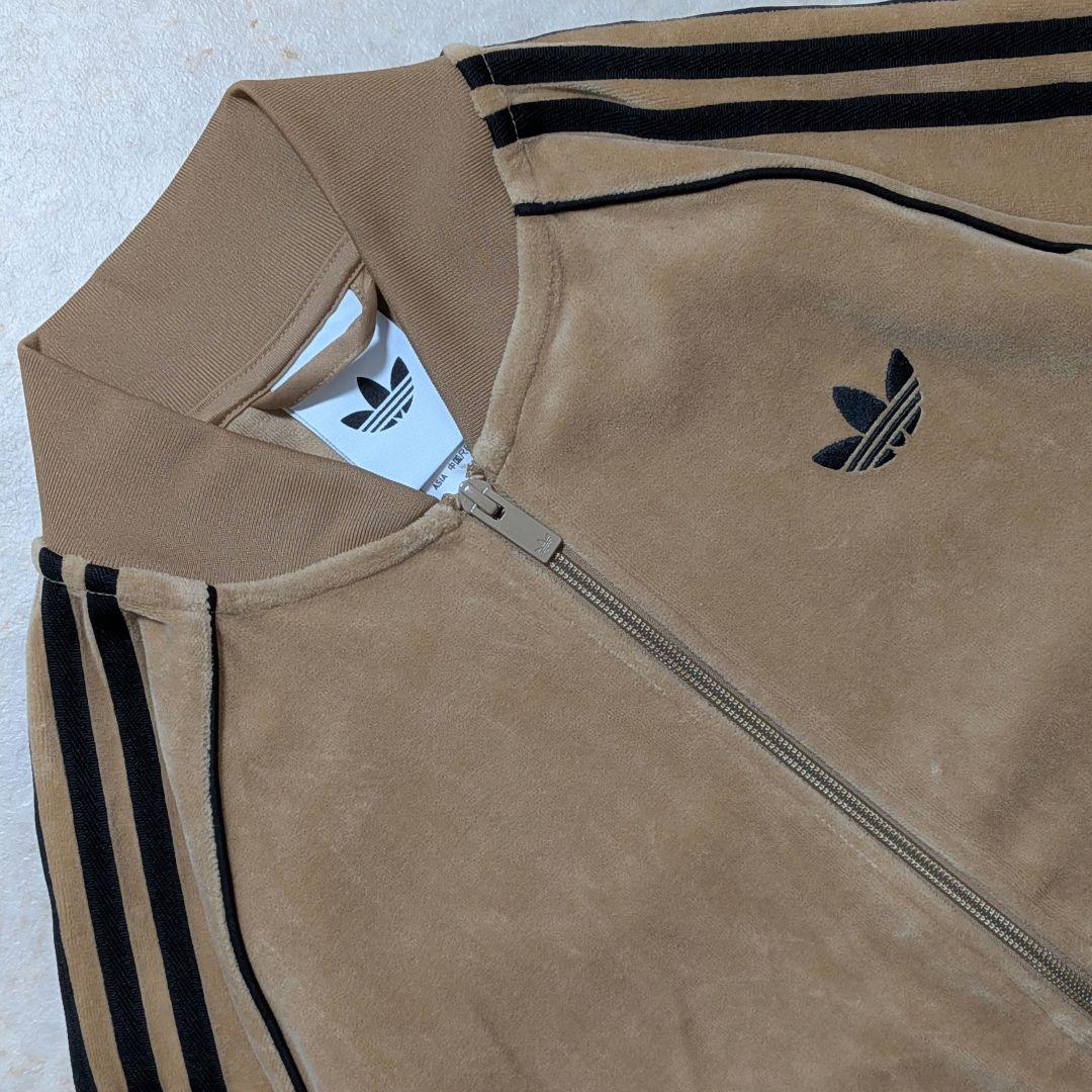 大人気✨完売品adidas スーパースターSSTベロアトラックジャケット 茶黒M