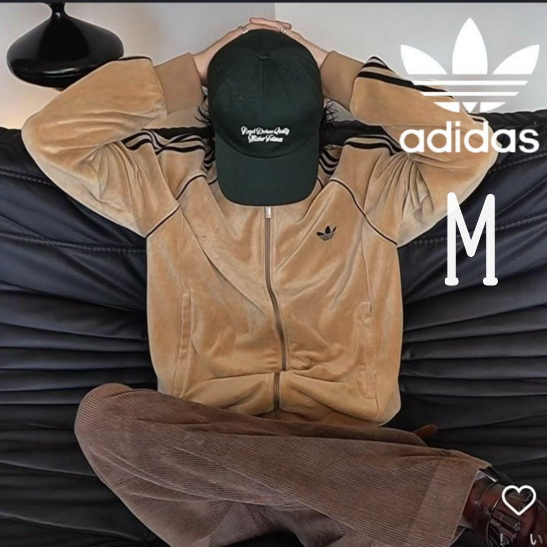 大人気✨完売品adidas スーパースターSSTベロアトラックジャケット 茶黒M