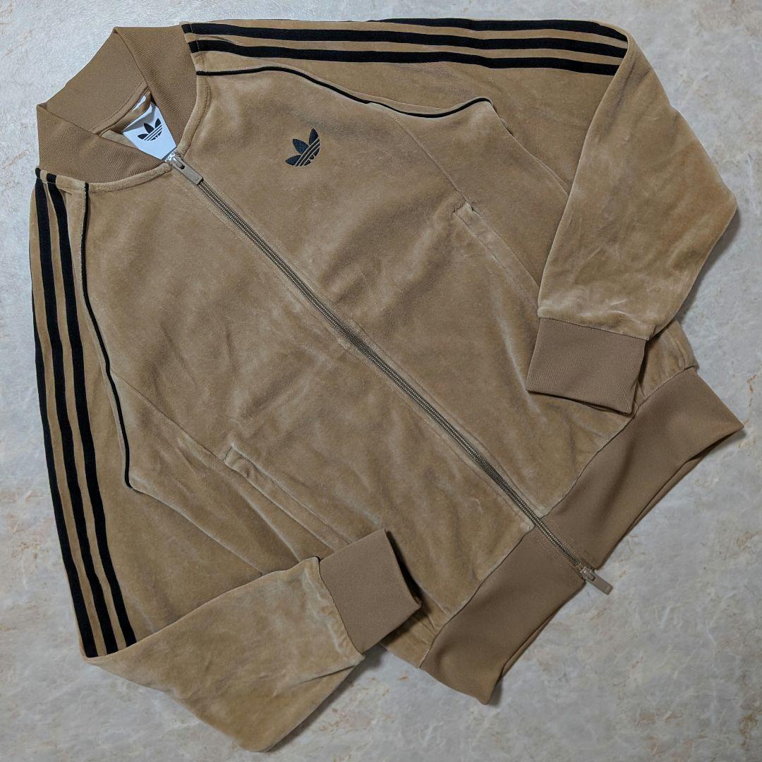 大人気✨完売品adidas スーパースターSSTベロアトラックジャケット 茶黒M