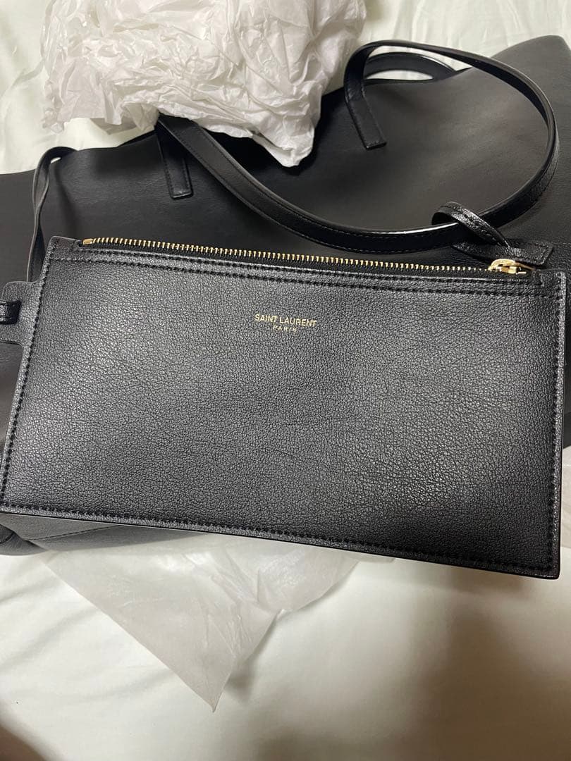 SAINT LAURENT サンローラン　ブラック トートバッグ