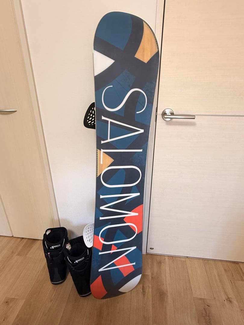 SALOMON LOTUS 138cm スノーボードセット