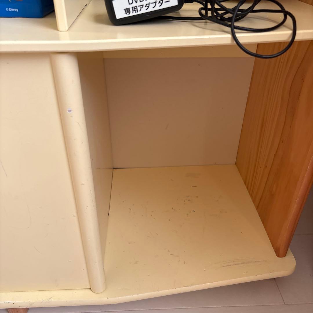 ディズニー 絵本棚 木製 おもちゃ付き
