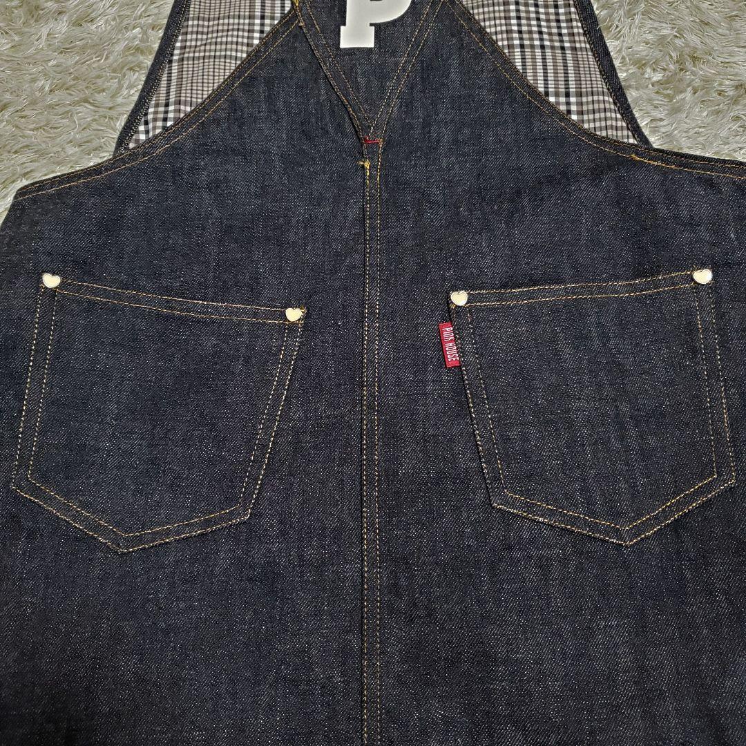 美品✨PINKHOUSE　サロペット　テディベア刺繍　デニム　かな様