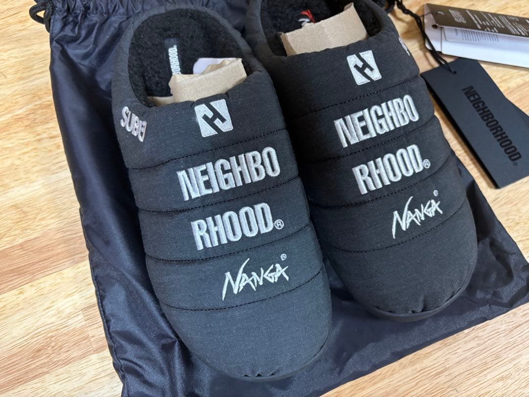 NEIGHBORHOOD×NANGA×SUBU サンダル 黒 26-27.5