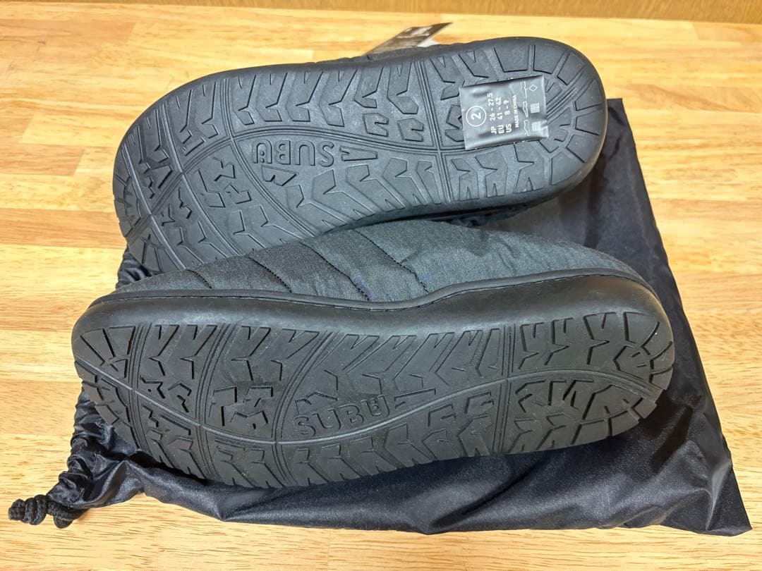 NEIGHBORHOOD×NANGA×SUBU サンダル 黒 26-27.5