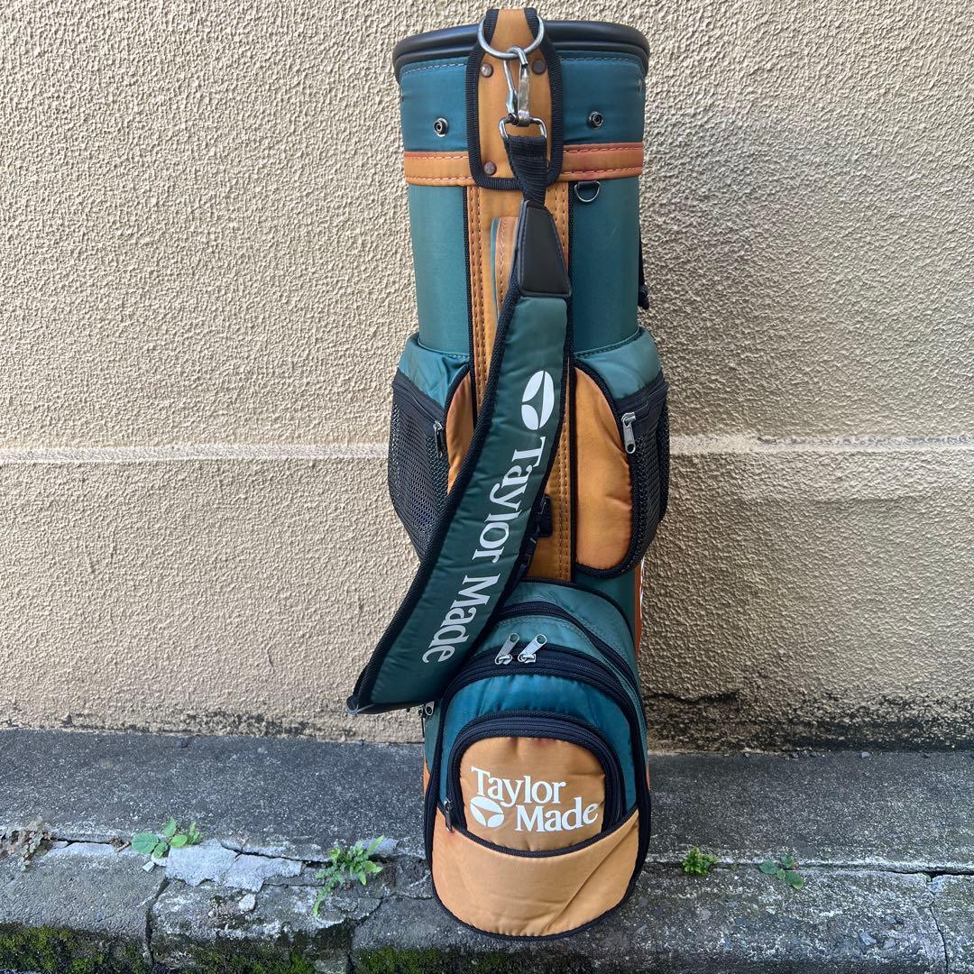 Taylor Made キャディバッグ オレンジ グリーン　ビンテージ