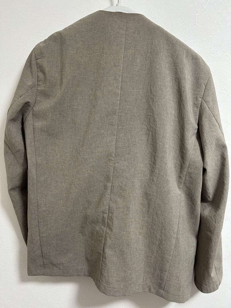 ADAM ET ROPÉ ノーカラージャケット セットアップ　グレージュ