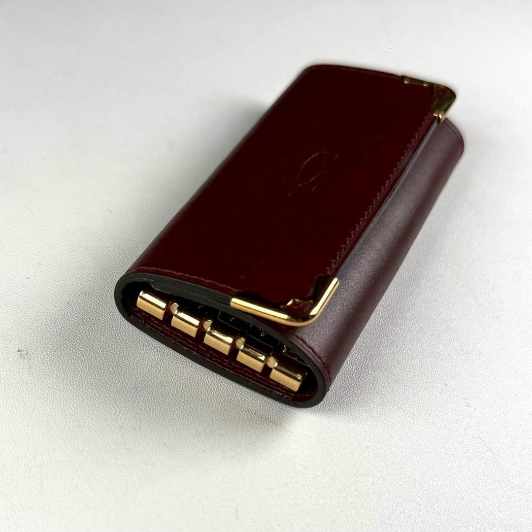 新品未使用 Cartier 4連 キーケース 名作 マストライン