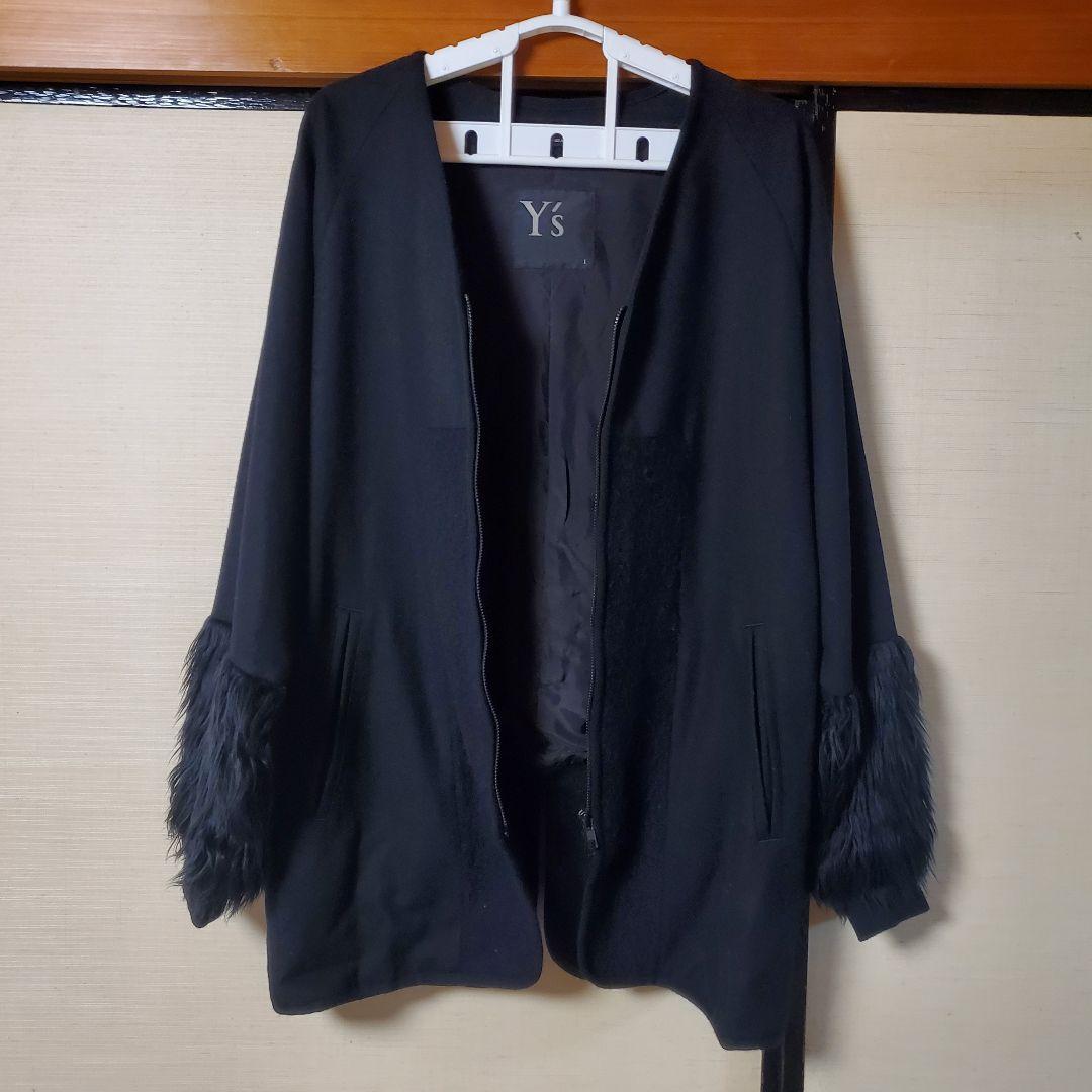 Y's　ノーカラーコート　アウター ジャケット 羽織り　ヨウジヤマモト