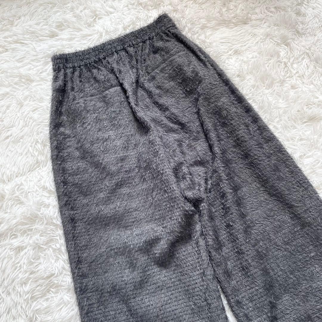 k.k✨25年3.3万Cloth&Crossシャギーストレートパンツグレー