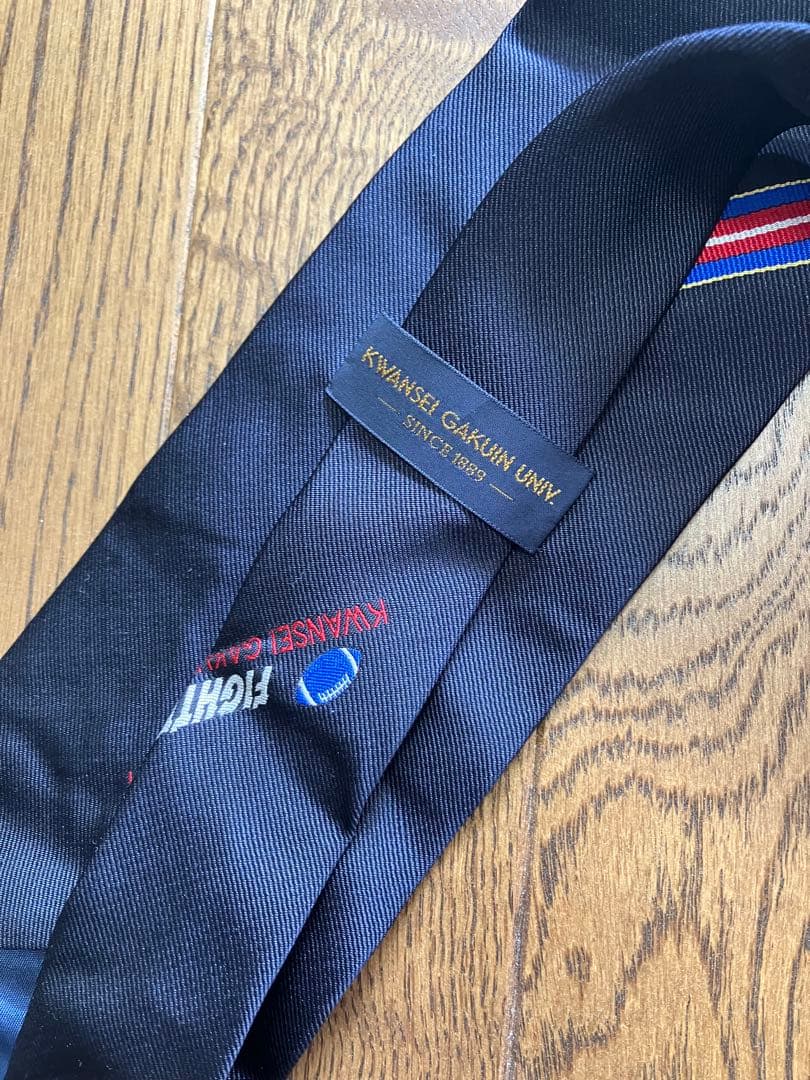 【激レア】関西学院大学ファイターズ　ネクタイ　部員配布　アメフト　関学