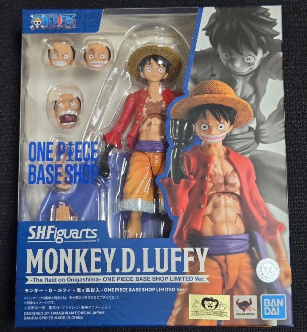 【新品未開封】S.H.Figuarts ルフィ 鬼ヶ島討入【BASESHOP】