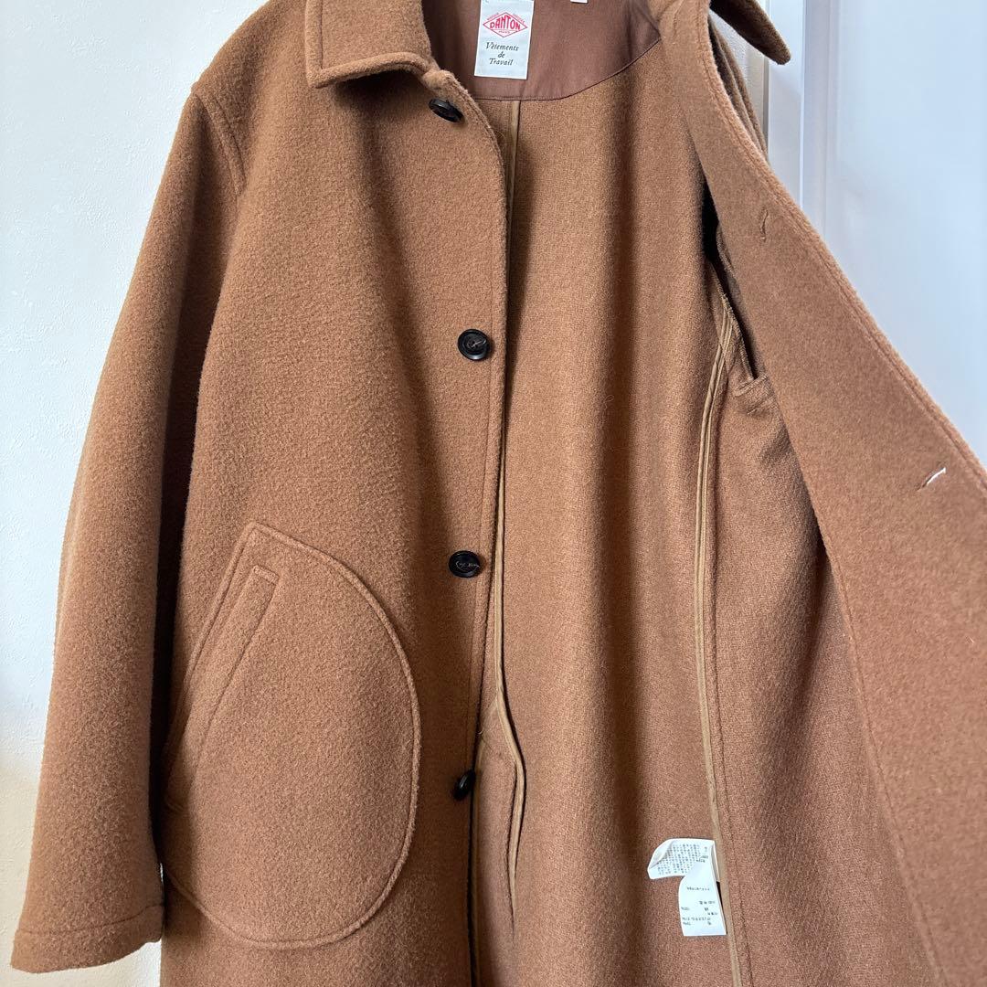 DANTON ウールコート サイズ42 ブラウン