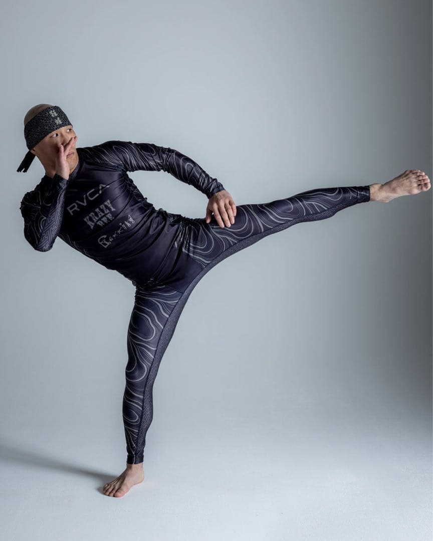 RVCA krazy bee レギンス 格闘技　フィットネス　トレーニング