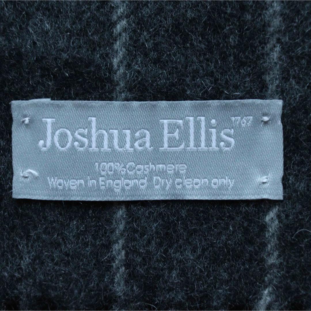 5421【美品】ジョシュアエリス マフラー カシミヤ100％ ストライプ