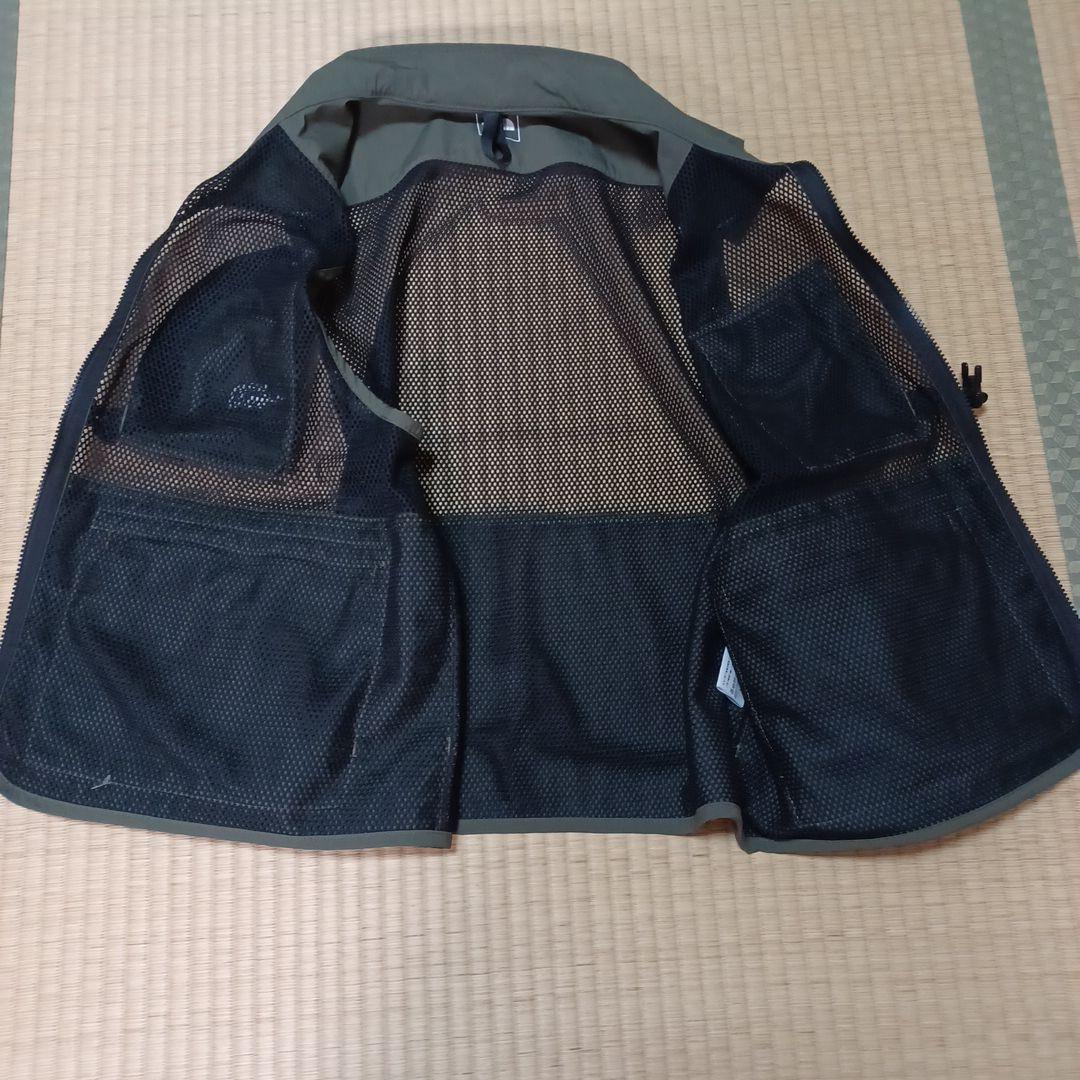 お殿美品THE NORTH FACE メッシュベストオリーブNP22431