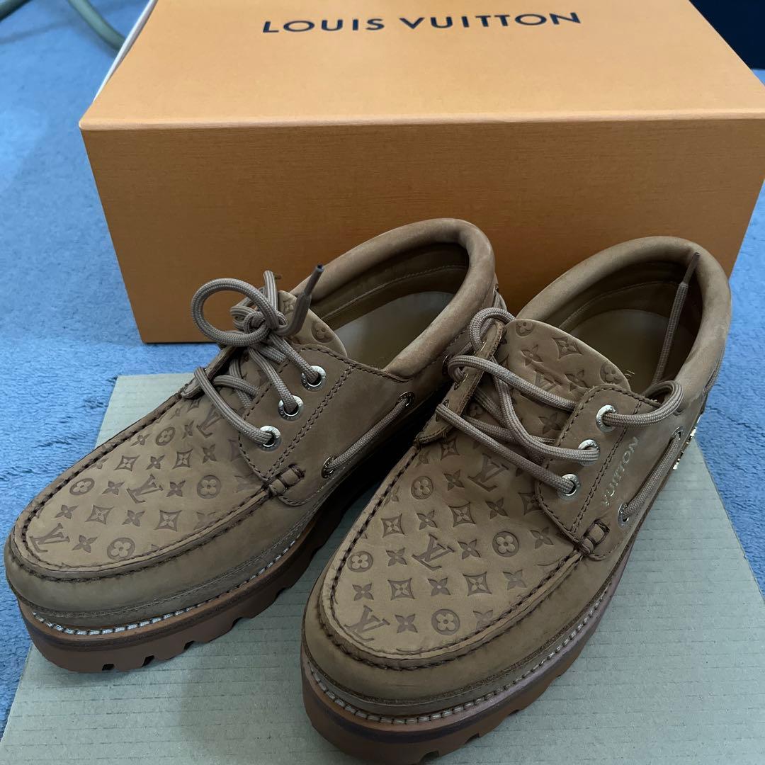 ルイヴィトン LV レンジャーライン ローファー ボートシューズ