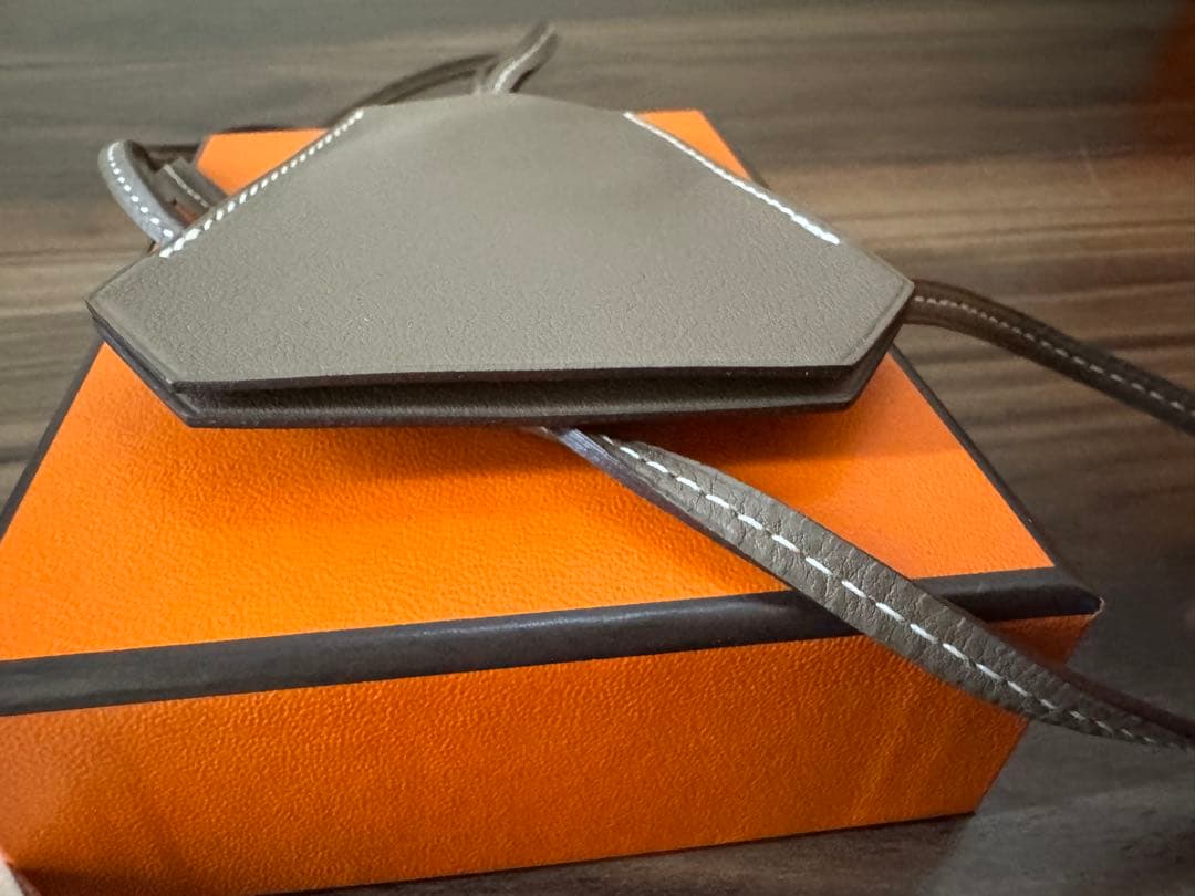 【新品未使用】　HERMES エルメス　クロシェット　ネックレス　エトゥープ