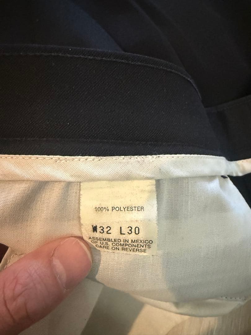 超美品　levis action slacks ブラック 32×30