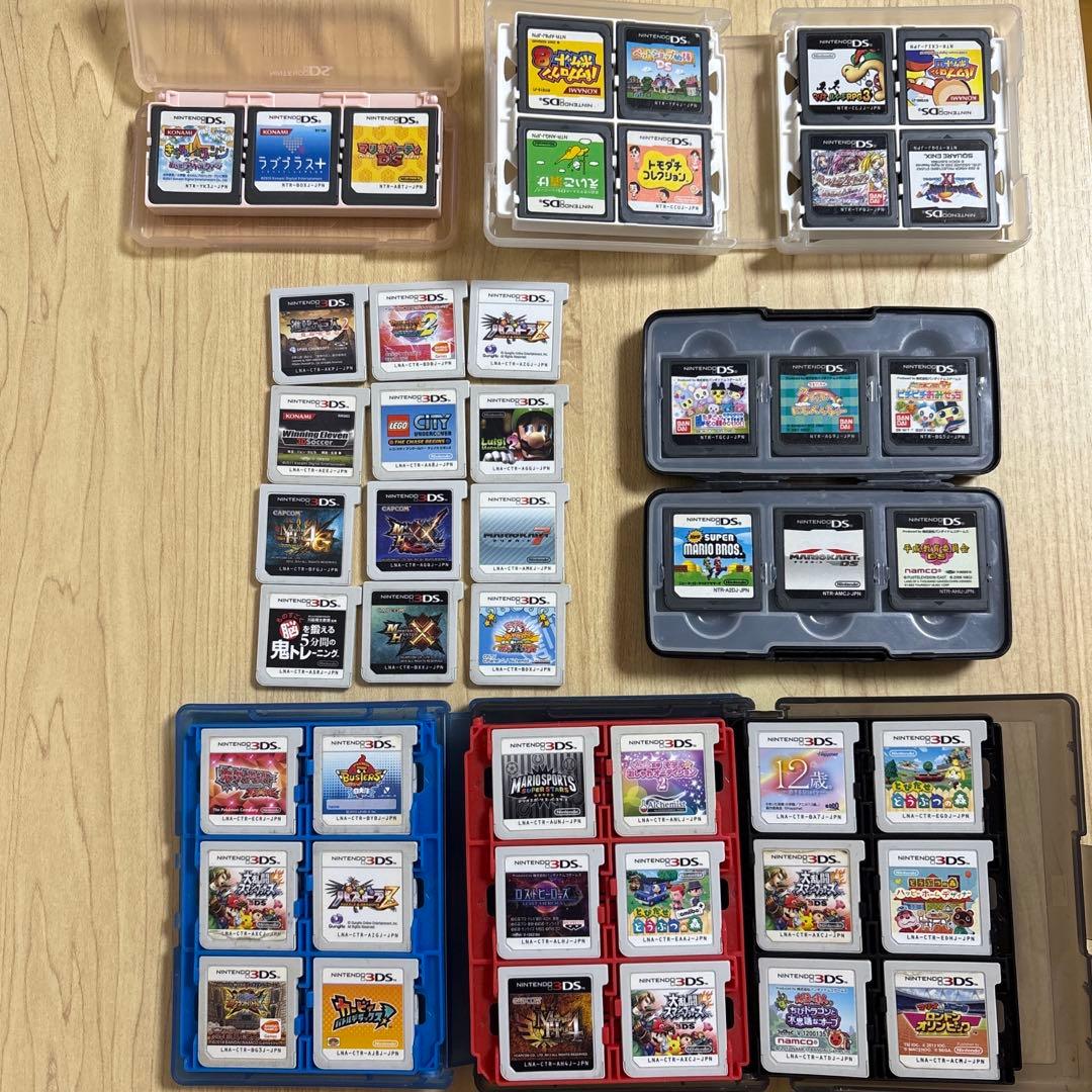 ニンテンドー3DS ds ゲームソフトセット カセットまとめ売り　83本