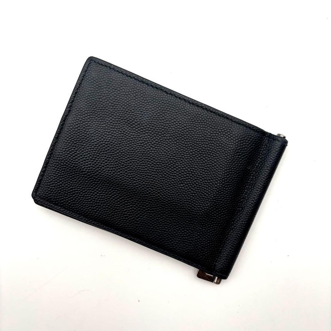 サンローラン マネークリップ ブラック YSL ロゴ メンズ