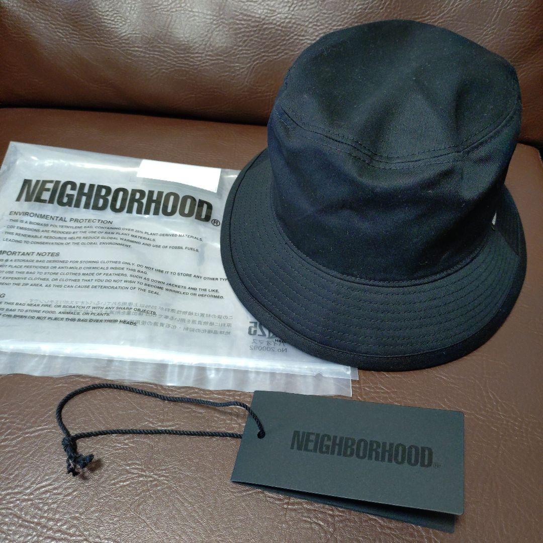 NEIGHBORHOOD ブラック バケットハット L