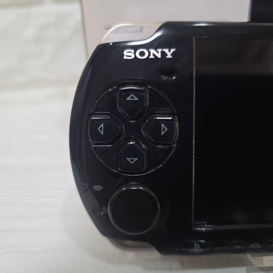 228】焼けあり】【完品】PSP 3000　ピアノブラック　箱付き　新品電池